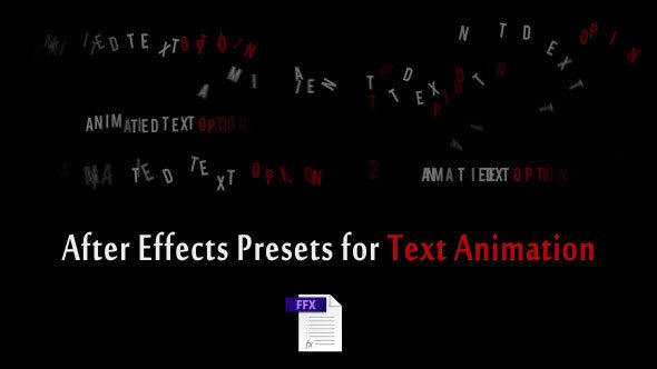 after effects animation presets free